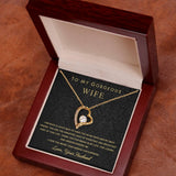 Valentine's Day Gift, Heart Necklace, I  Love You Necklace with Message Card