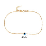 Minimalist Gold Evil Eye Bracelet