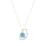 Evil Eye Necklace - Italian Murano Glass Eye