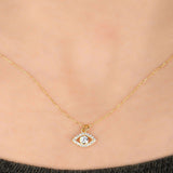 Minimalist Evil Eye Necklace