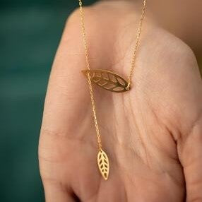 Women's Sterling Silver Leaf Necklace