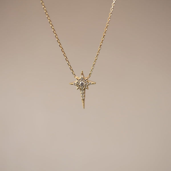 Women's Sterling Silver North Star Necklace