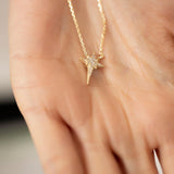Women's Sterling Silver North Star Necklace