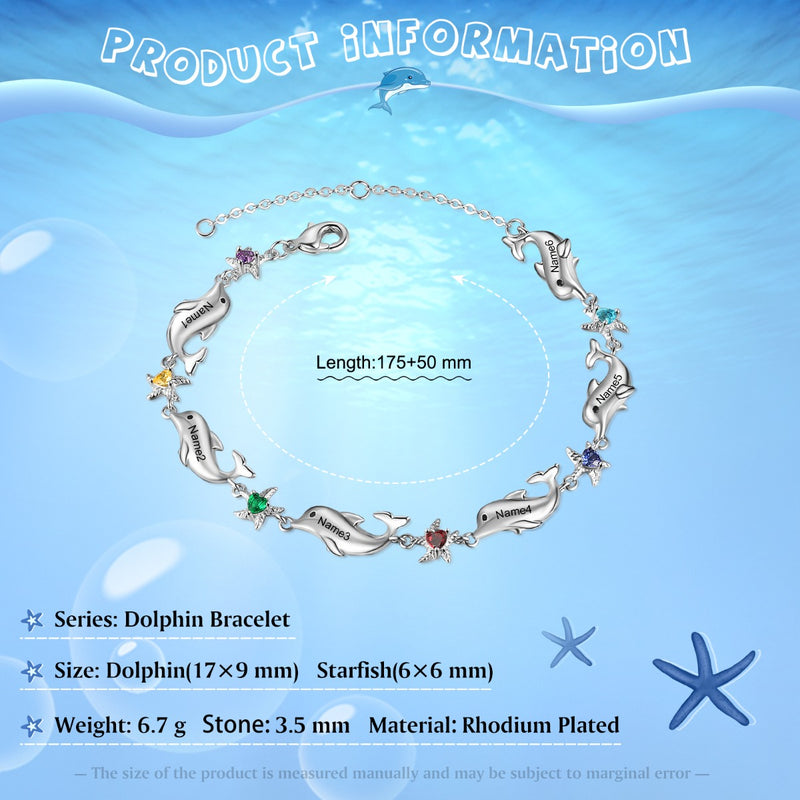 Custom Dolphin Bracelet