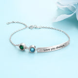 Custom Birthstone Bracelet