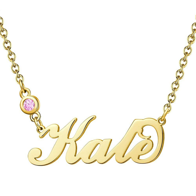 Custom wholesale Silver/Gold/Rose Gold name necklace