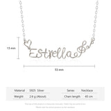 925 Sterling silver Name necklace